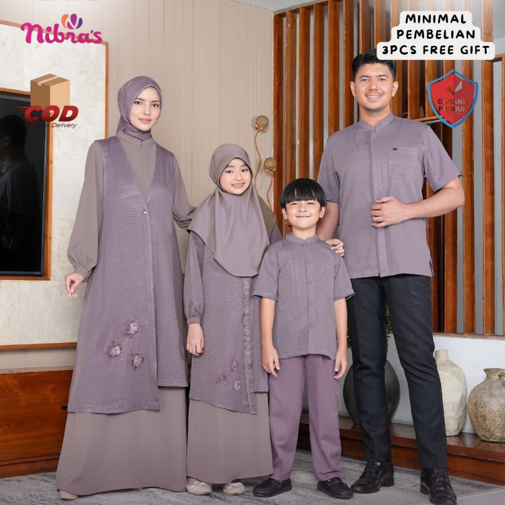 Jodia Grey Lilac Rayya Series Nibras Couple Keluarga Muslim Terkini 2026