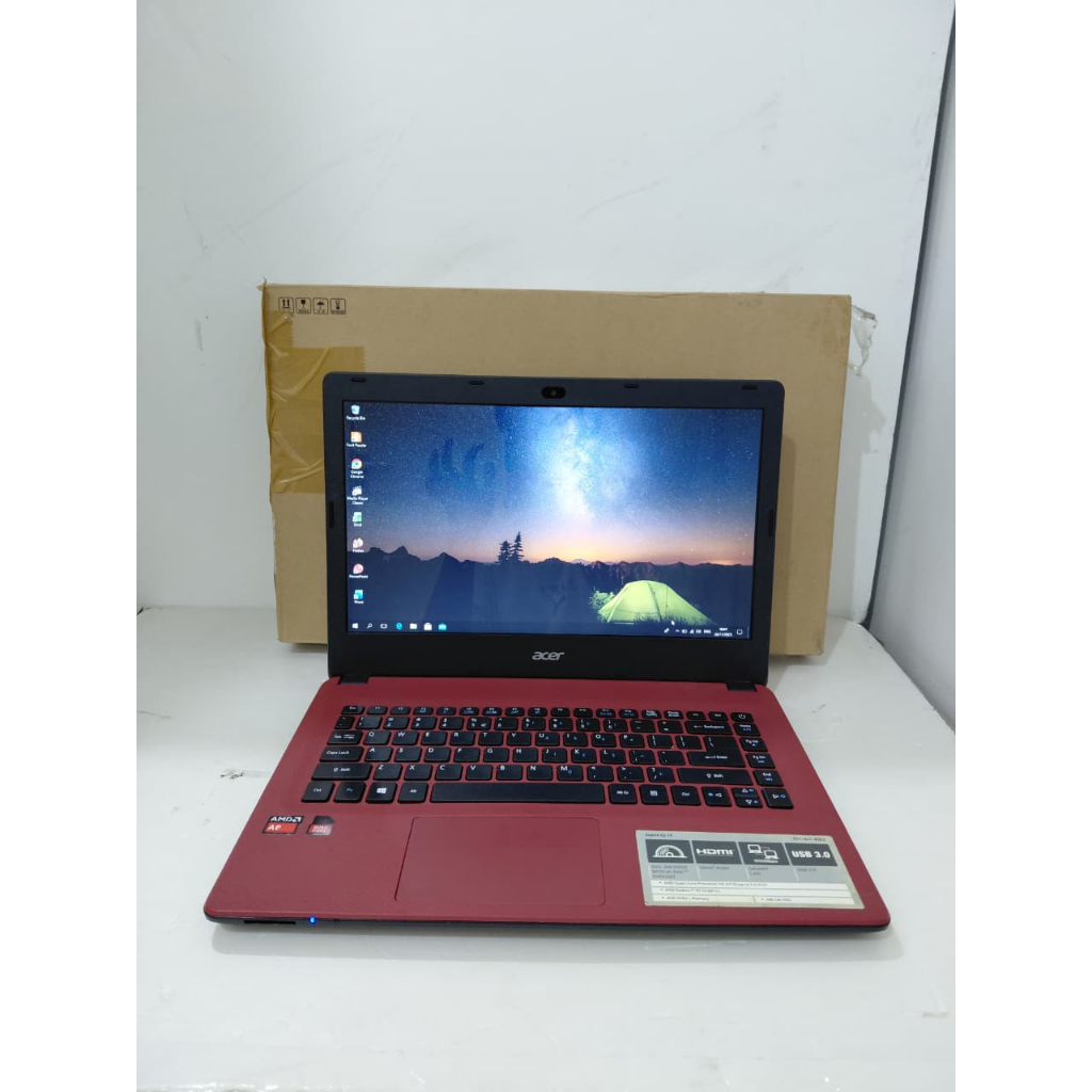 AMD A8-6410 QuadCore ram 8gb ssd 256gb amd radeon r5 1gb Acer Aspire ES1