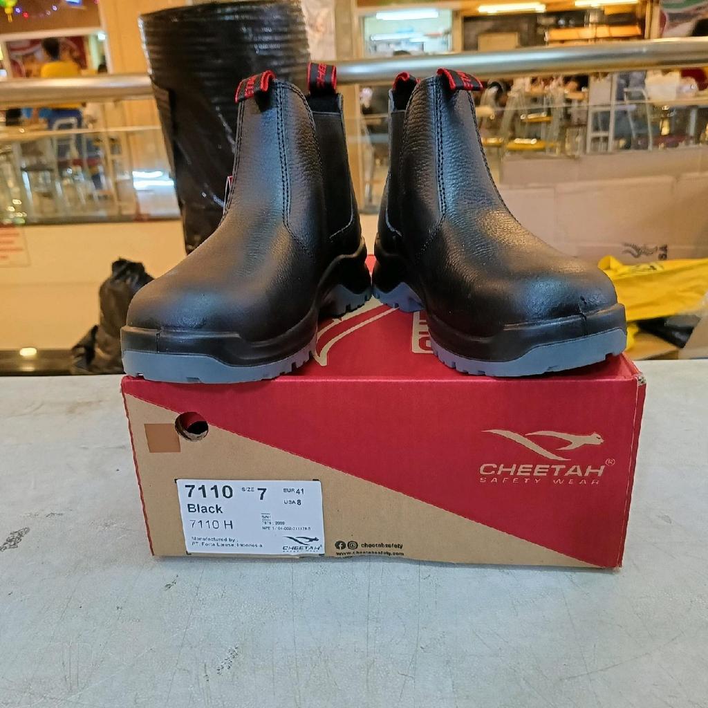 Sepatu Safety Cheetah 7110 H Original / Safety Shoes Cheetah 7110 Black