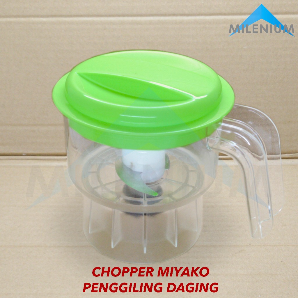 Chopper Blender Miyako Penggiling Daging Set Gelas / Meat Chopper