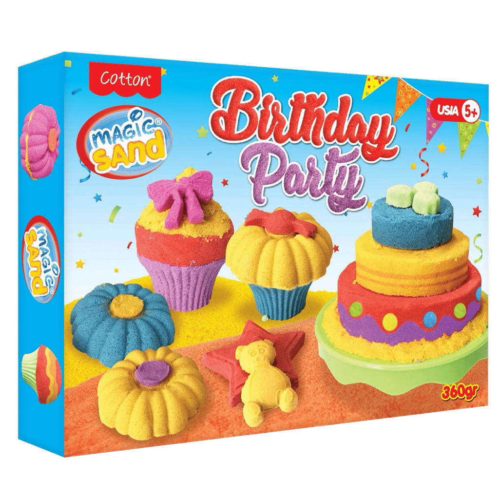 Mainan Anak Edukasi Pasir Birthday Party Dus Set/49054