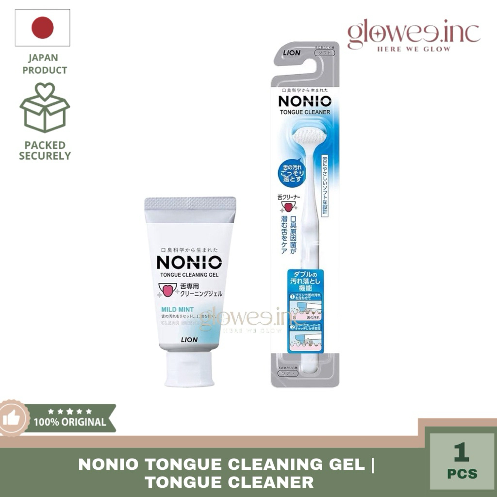 READY STOCK - Nonio Tongue Cleaning Gel & Tongue Cleaner Original Japan