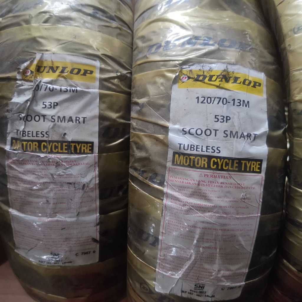 Ban Dunlop Scoot Smart 120/70 Ring 13 untuk NMAX Depan