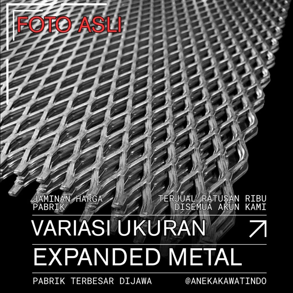 Expanded Metal 3035 / Expanded Mesh F3035 Expanda Diamond Mesh Ornamesh