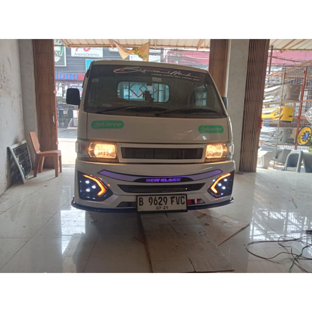 variasi bemper depan new carry  model jb5 plus packing kayu