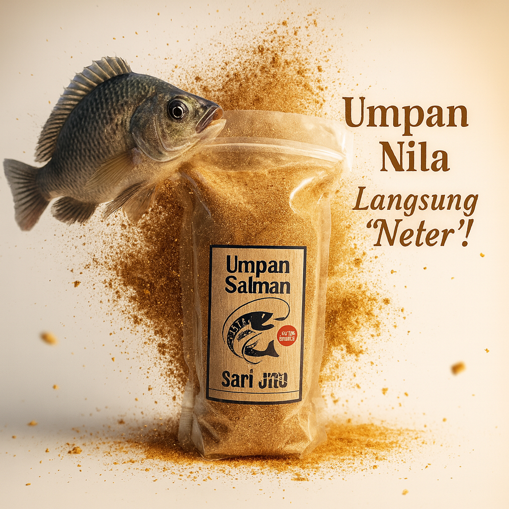 Umpan Pelet Ikan Nila Boost Penambah Nafsu Makan Untuk Mancing Harian, Lomba, Maupun Liar [BELI 5 GR