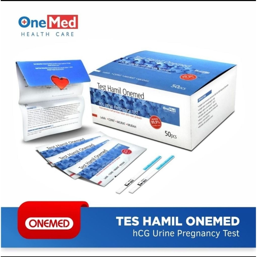 READY  Tespek Tes Hamil Onemed 1 box isi 50pc Murah