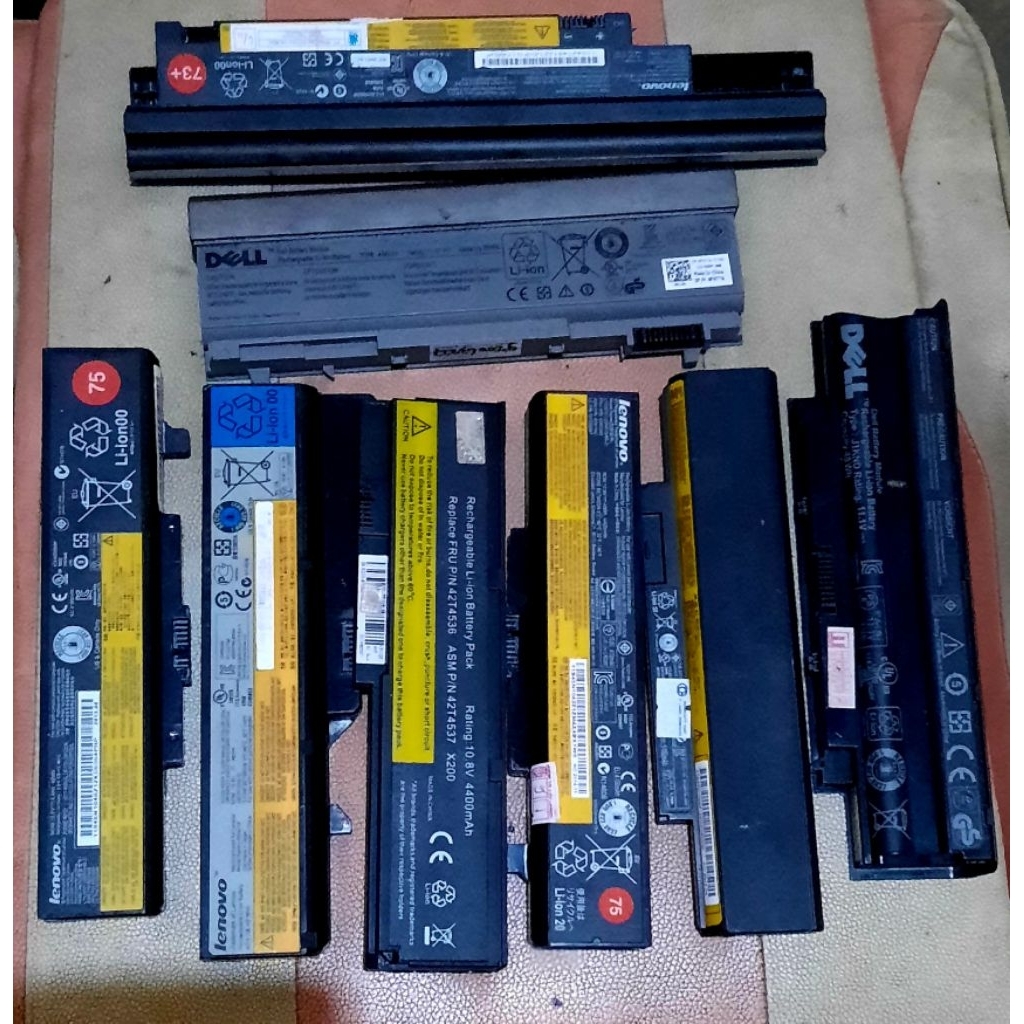 batre copotan leptop lenovo, Dell