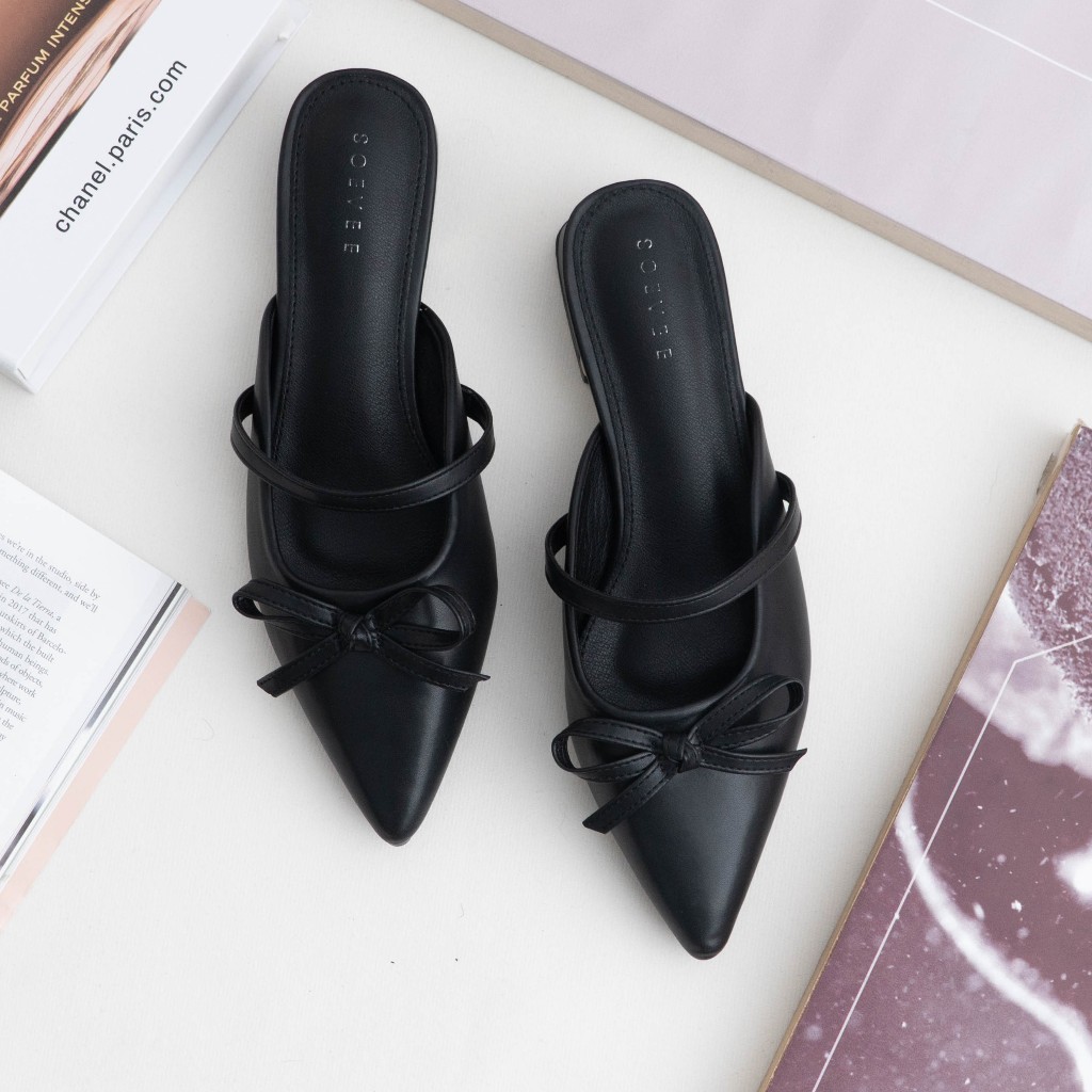 SOEVEE DD-110 sandal pita 3cm sepatu kerja wanita import