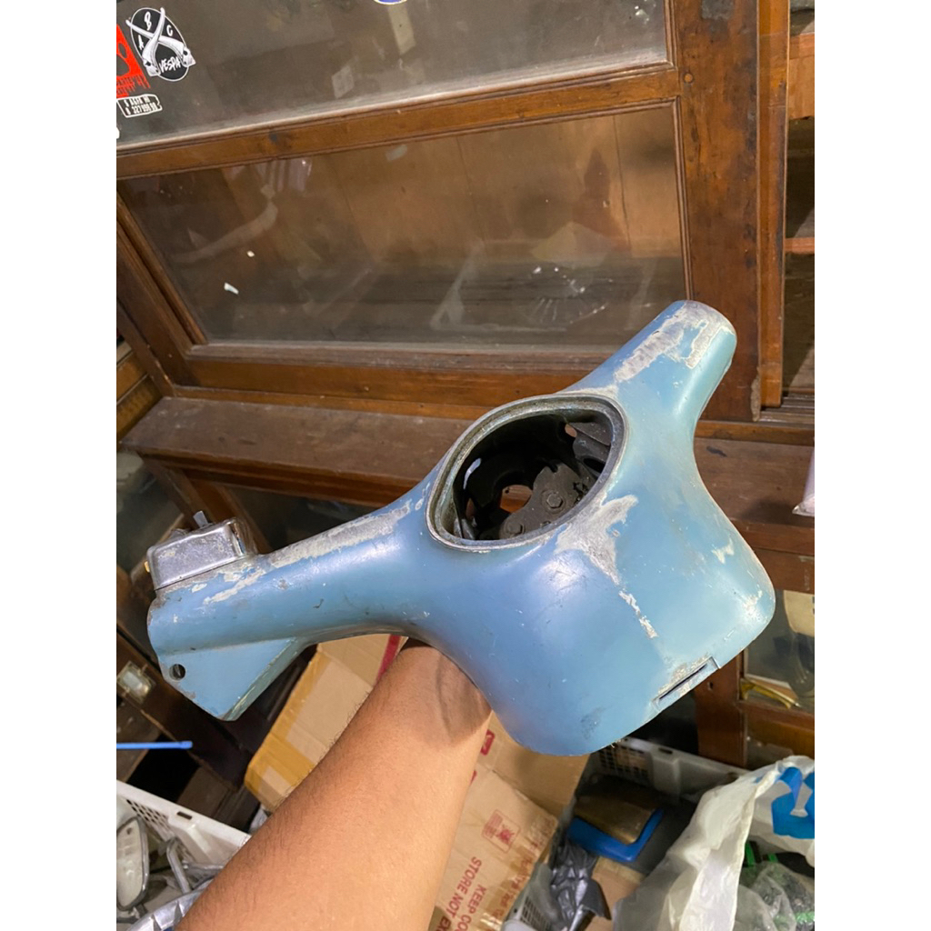 stang vespa super / sprint jenong biru original