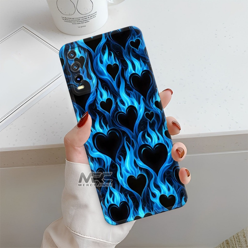 Mercycase Softcase HP Vivo Y12s Y20 Y20s Karakter Silikon Case Procamera Casehp Bumper Cover HP - 15