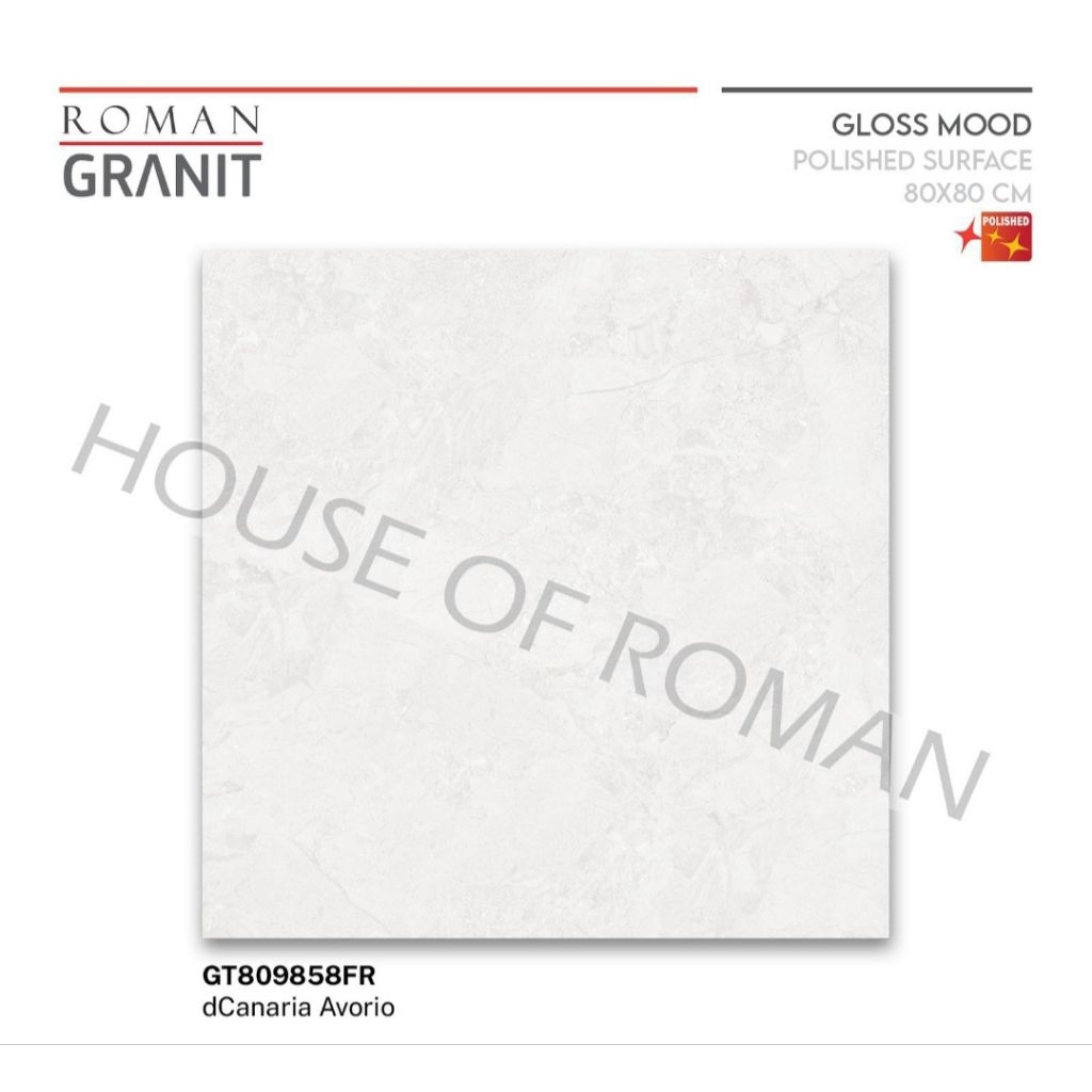Roman Granit GT809858FR dCanaria Avorio 80x80 Kw1