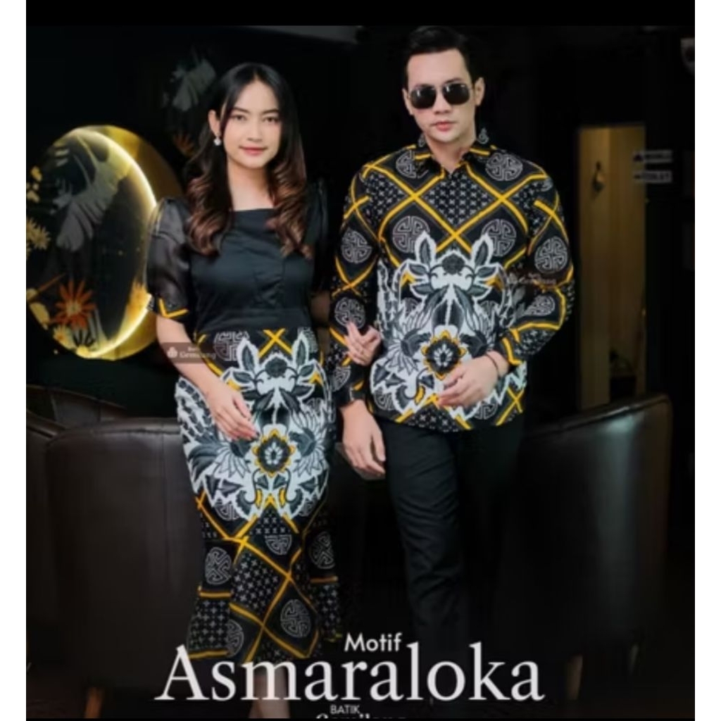 Motif Asmara Loka batik couple batik wanita premium elegan batik solo