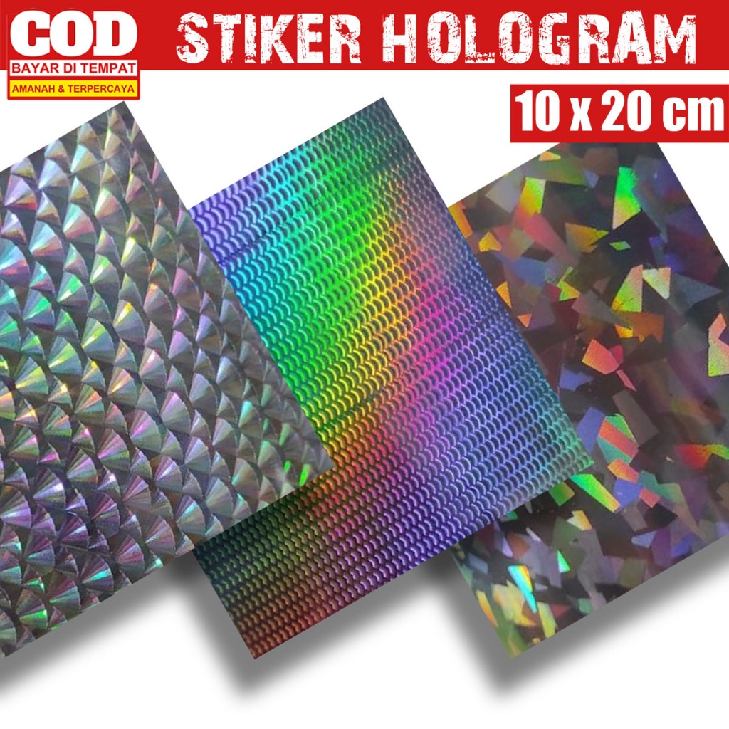 Stiker Umpan Pancing Hologram Sisik Ikan Sticker Metal Jig Lure Popper Untuk Memancing