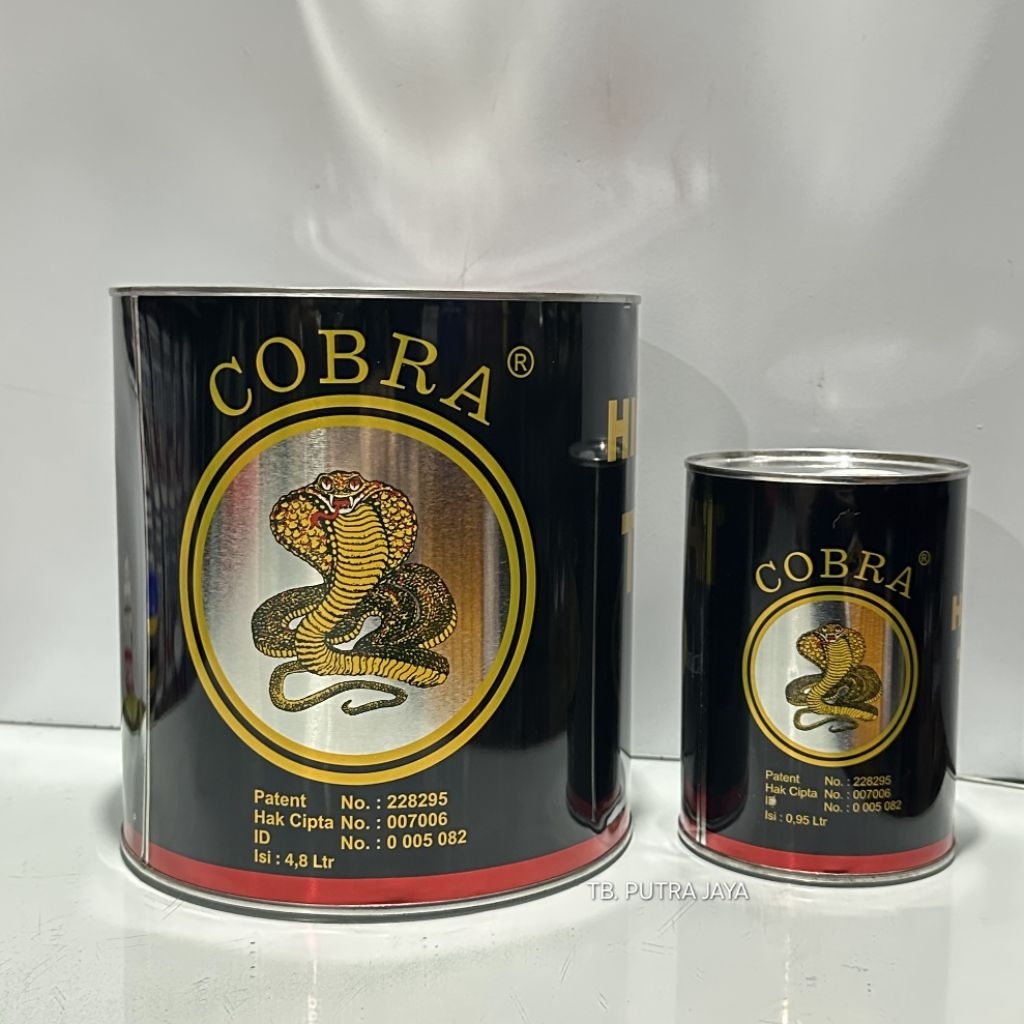 Thinner COBRA 5 Liter & 1 Liter High Gloss / Pengencer Cat Mobil Duco / Tinner HG High Gloss Origina