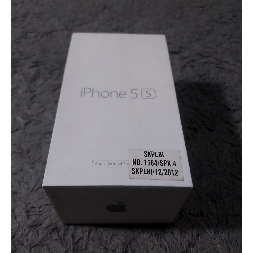 box kardus wadah Hp iphone 5s preloved