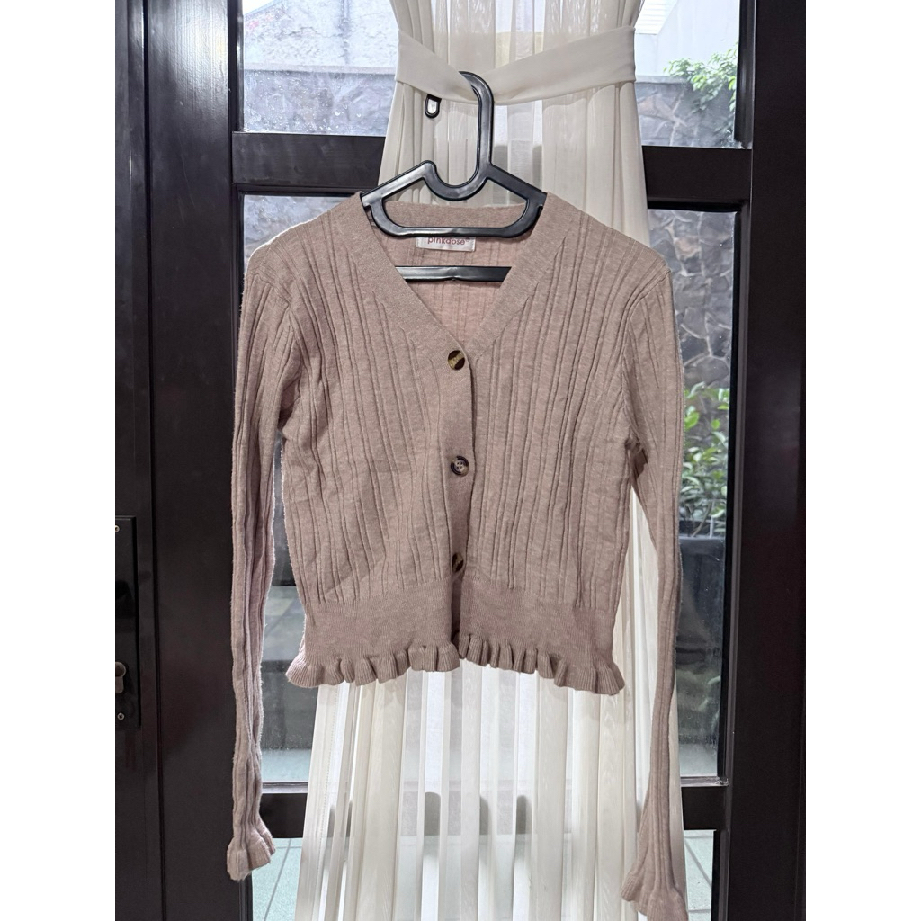 CARDIGAN PINKDOSE PREMIUMLIKE NEW