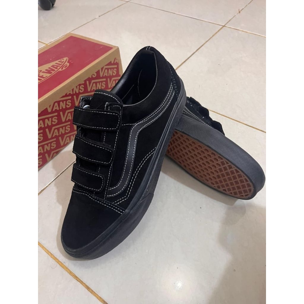 Vans Oldskool Velcro Fullblack (Second Original)