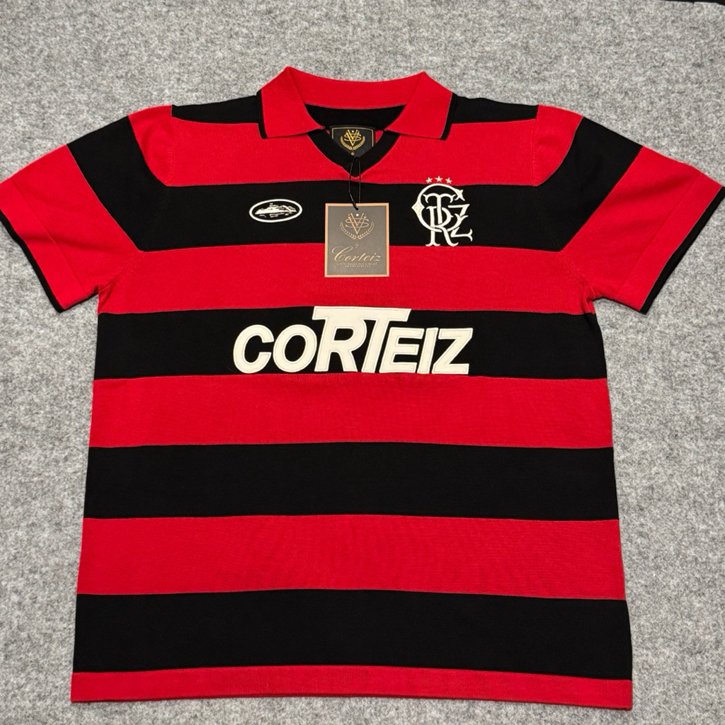 CORTEIZ STRIPED KNIT JERSEY