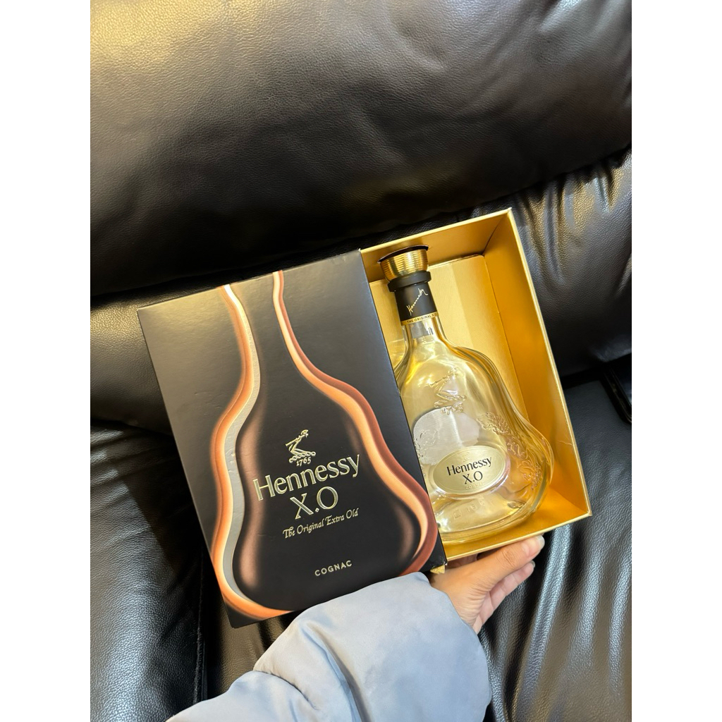 botol bekas hennesy XO / botol pajangan / botol koleksi