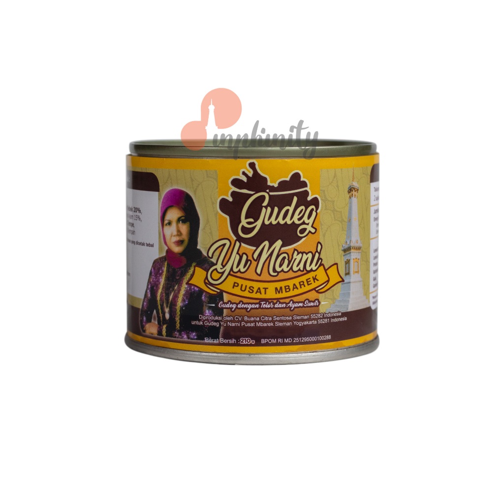 Gudeg Yu Narni Pusat Mbarek - Gudeg Kaleng Telur Ayam Suwir