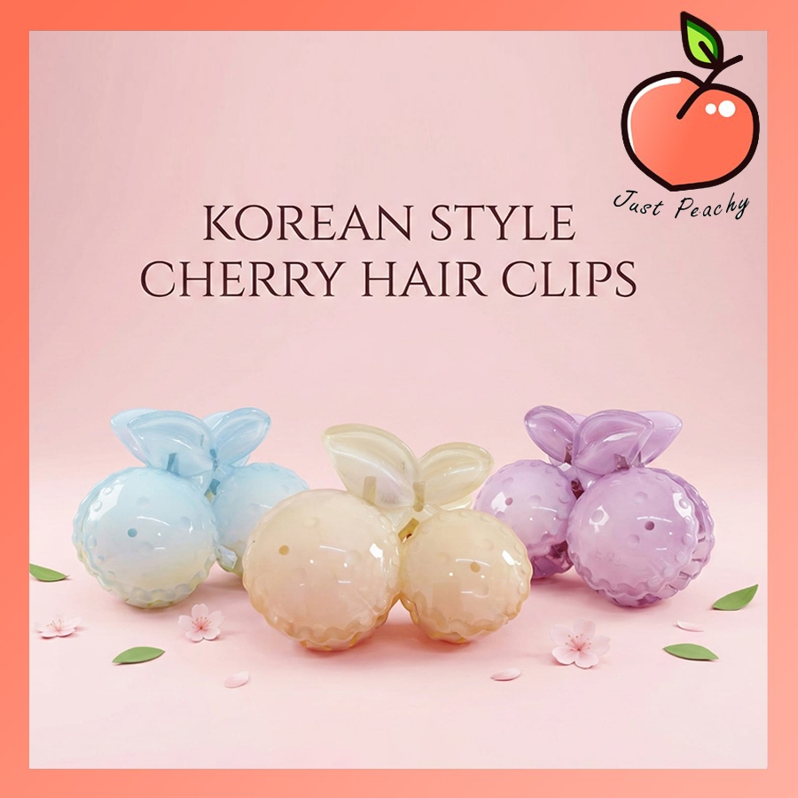 Jedai Rambut Cherry Hair Clips Perempuan Unik Jepitan Rambut Korea Aksesoris Rambut