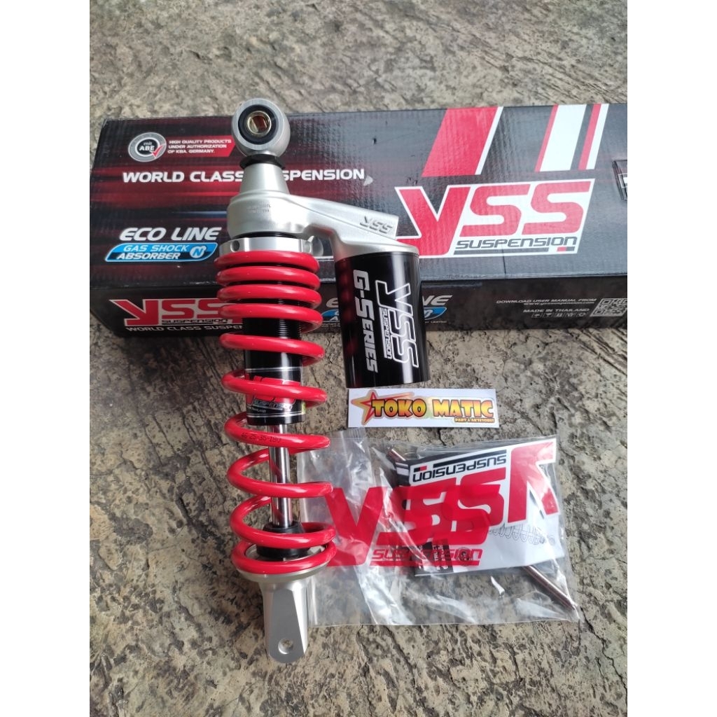 Shockbreker YSS Type G Plus Ukuran 300 Yamaha Mio All Dan Honda Vario 110 Karbu, Beat Original Thail