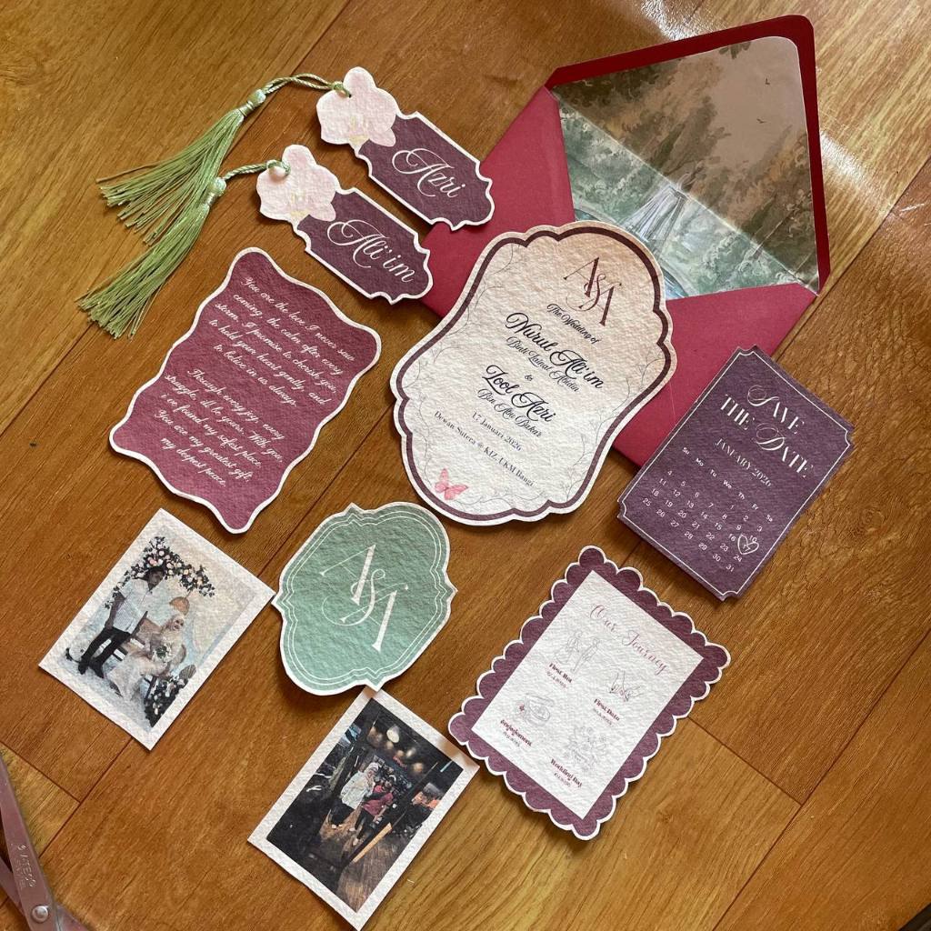 Our Journey Keepsake Wedding Vows 1 Hari Jadi Keepsake Wedding Pernikahan Cinematic