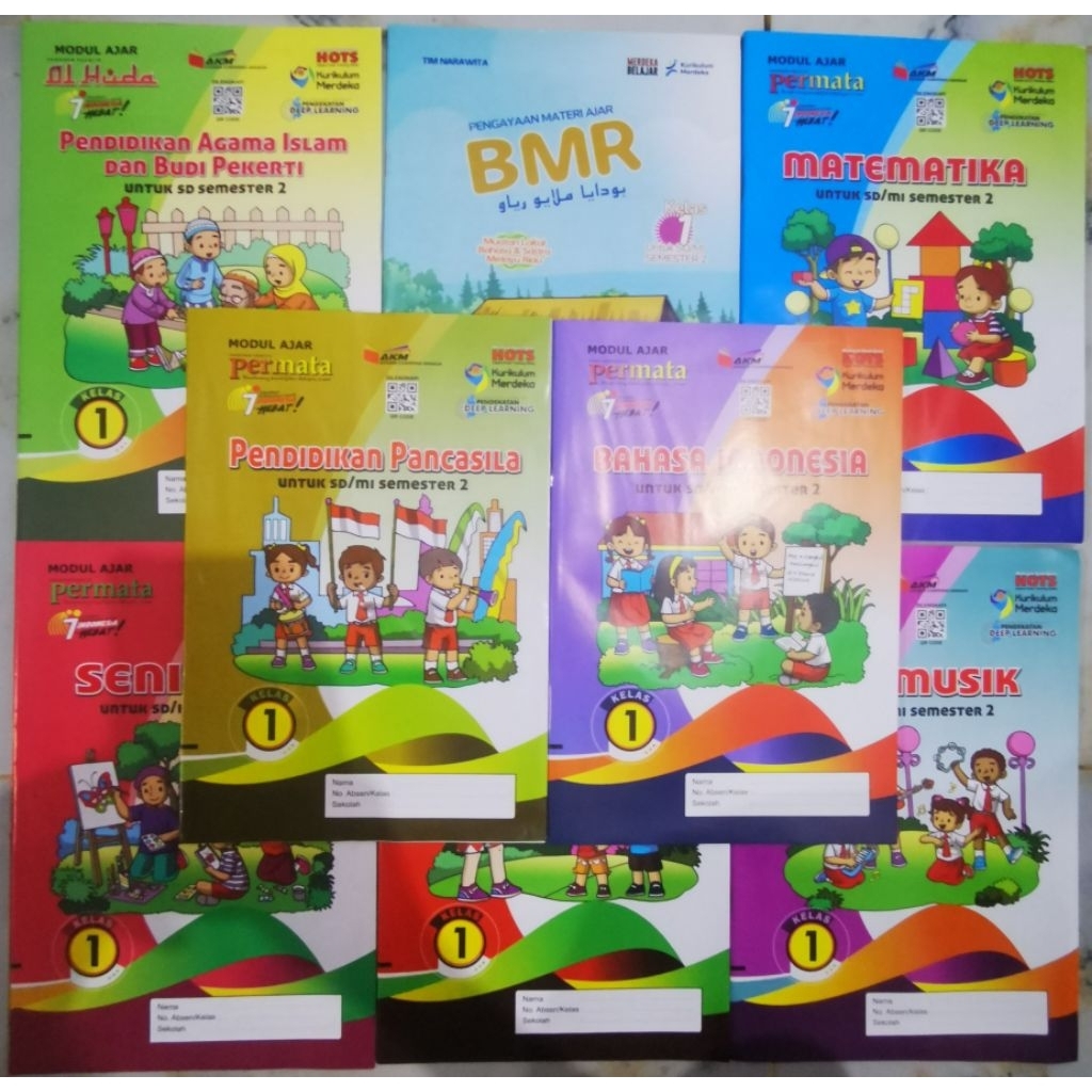BUKU LKS PERMATA SEMESTER 2 UNTUK KELAS 1 SD/MI 2025/2026