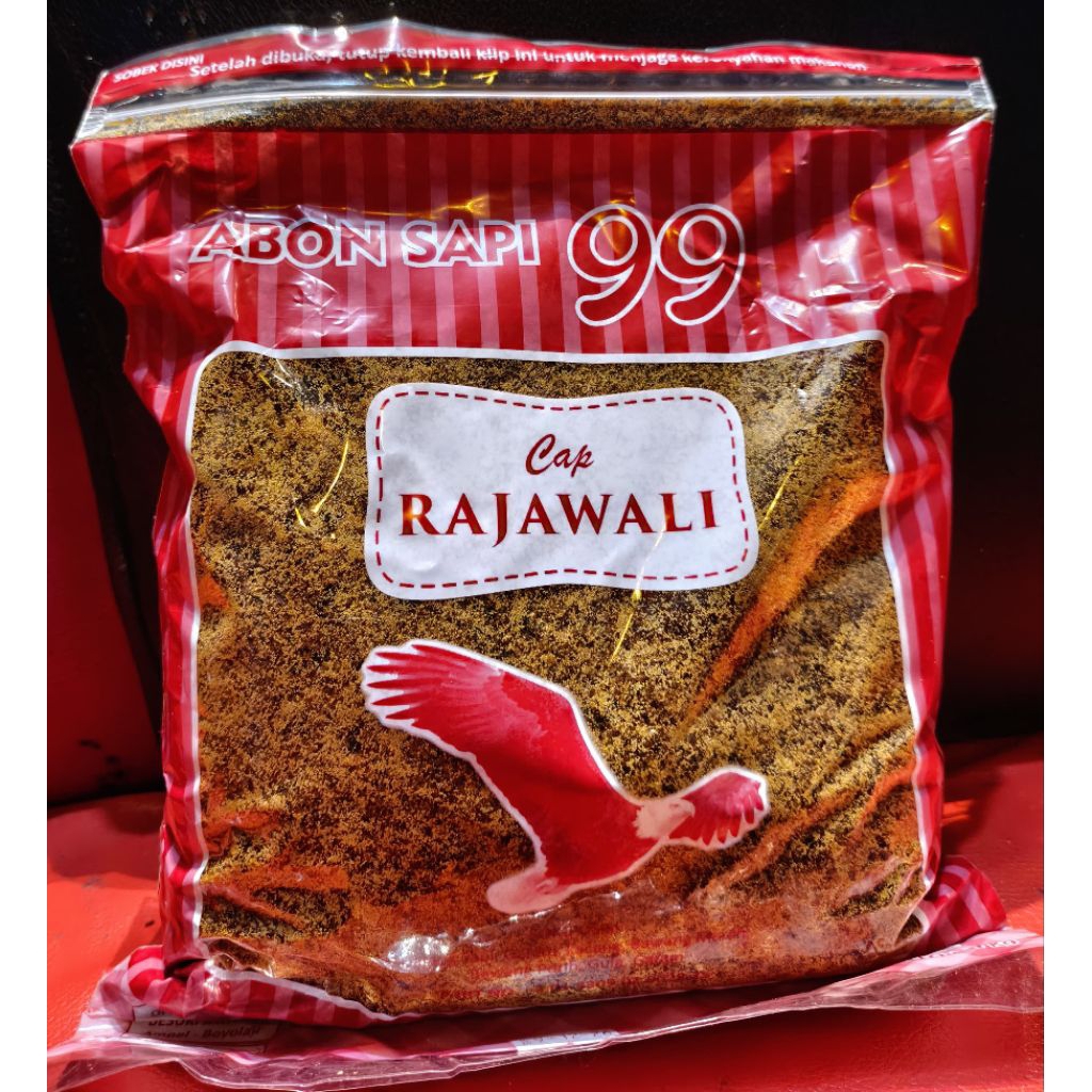 NEW PRODUK ABON SAPI CAP 99 RAJAWALI, TERMURAH SE INDONESIA, BERAT 1 KG