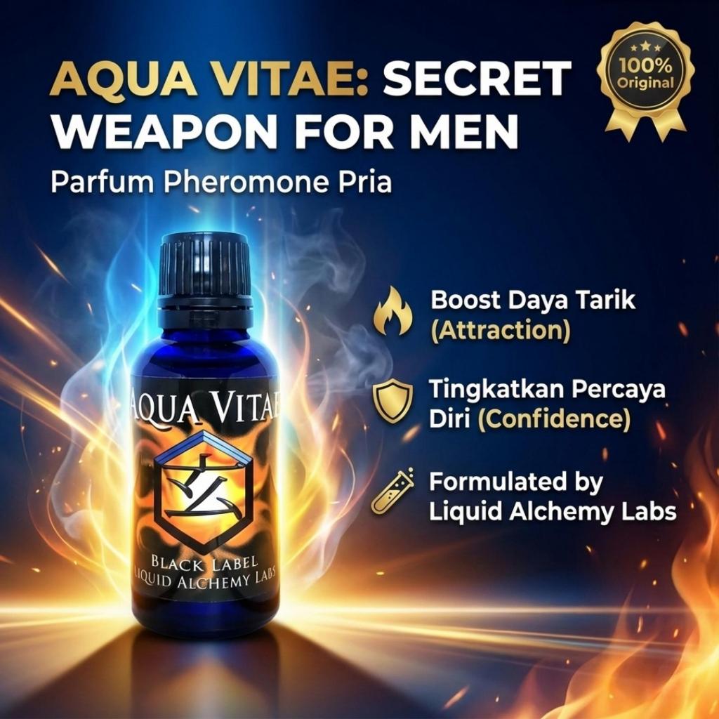 AQUA VITAE Pheromones Oil Pria Parfum Phero Asli Liquid Alchemy Labs