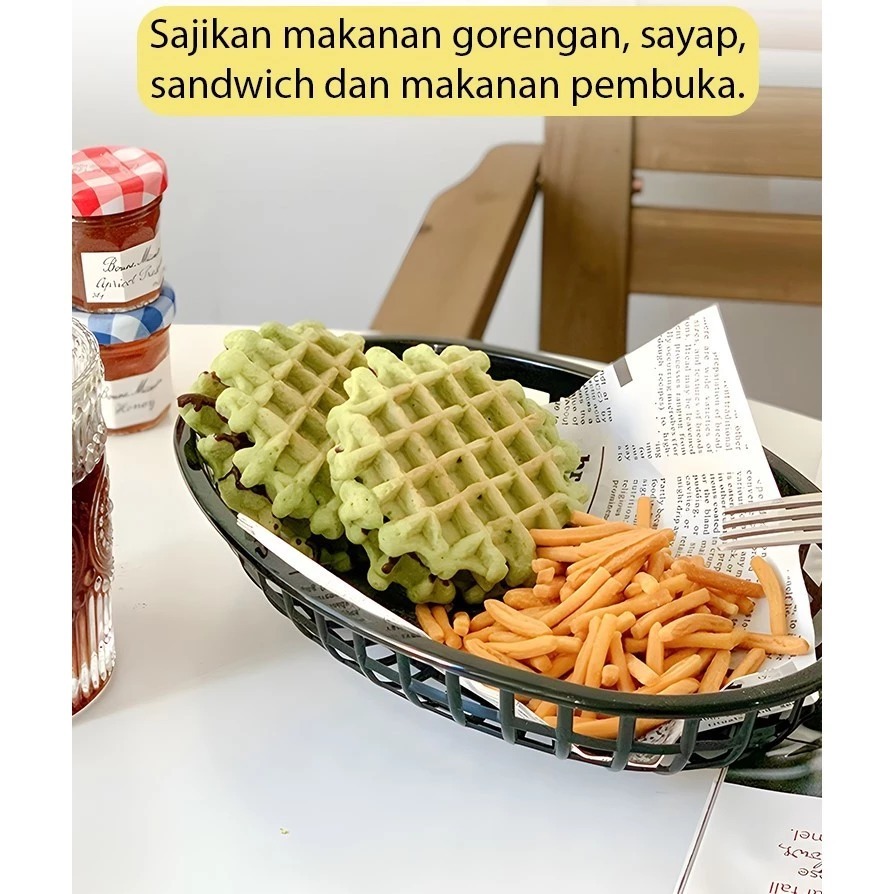 KERANJANG BOLONG BOLONG PLASTIK SERBAGUNA NAMPAN BUAH WADAH KECIL STORAGE BOX