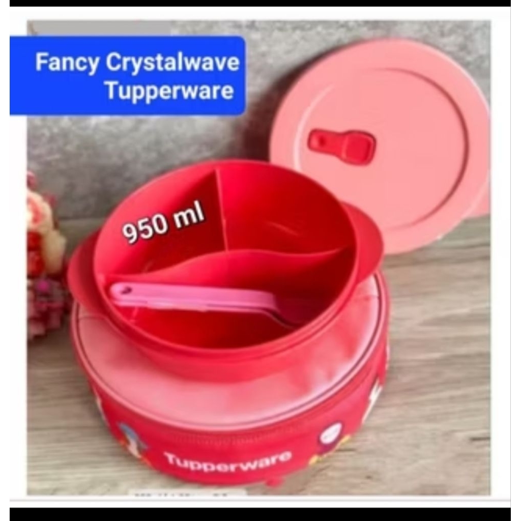 Wadah Bekal Makan Fancy Crystalwave Tupperware