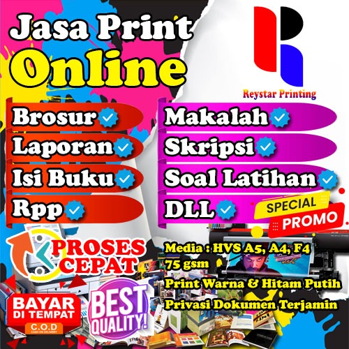 JASA PRINT ONLINE JASA PRINT WARNA TERMURAH MAKALAH, PROPOSAL, SKRIPSI, TESIS, JURNAL Jasa Desain Gr