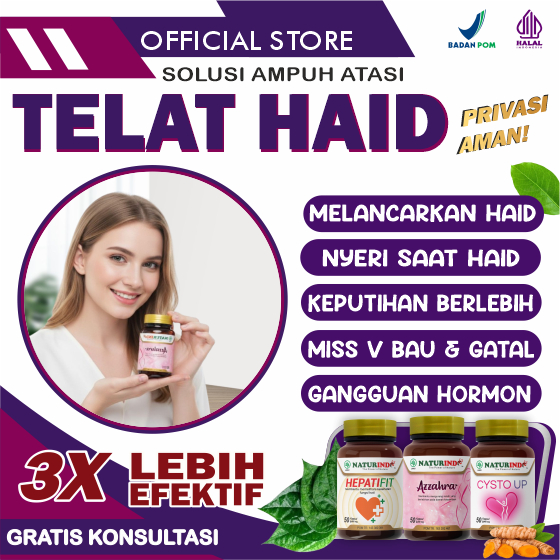 Obat Telat Haid Pelancar Menstruasi Telat 1 2 3  Bulan Jamu Melancarkan Menstruasi BPOM Halal
