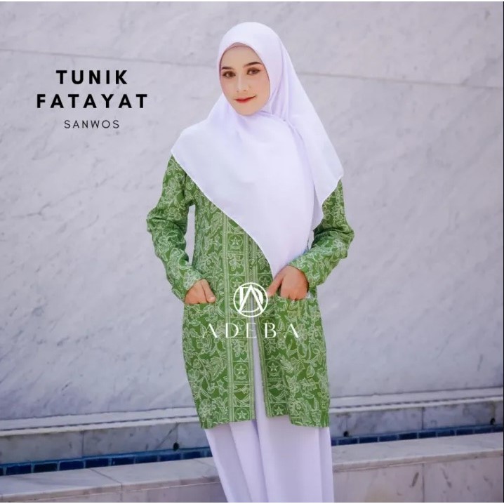 Tunik Fatayat NU Tunik Fatayat Hijau Daun Seragam Fatayat Nasional
