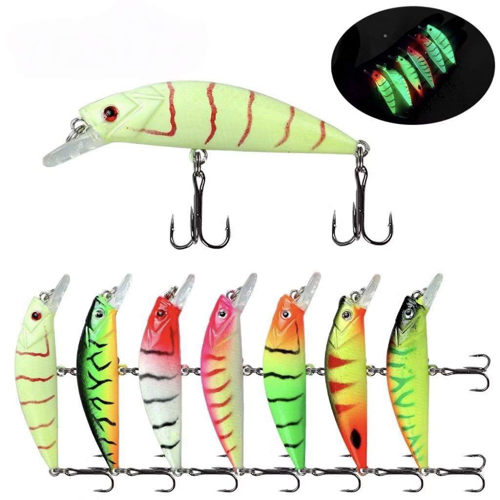 Minnow Fast Sinking Lazarus 5cm/6g Premium Glow - Lure Ultralight Casting Replika Altron Premium Glo