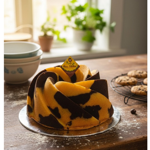 Marble Butter Cake /Marmer Cake/Butter Cake/ Marmer Jadul