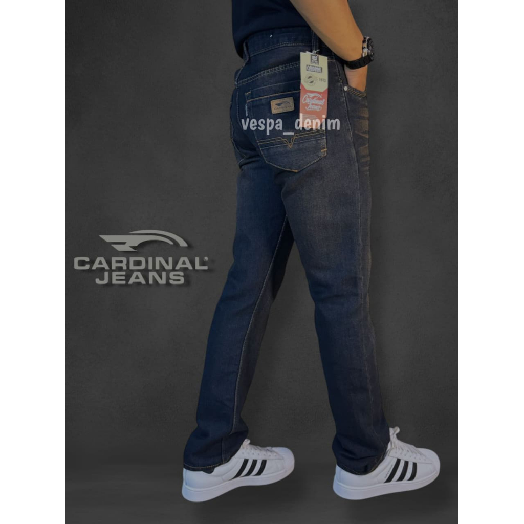 Celana Panjang Jeans Cardinal Pria Premium Standar/Celana Cardinal Terlaris