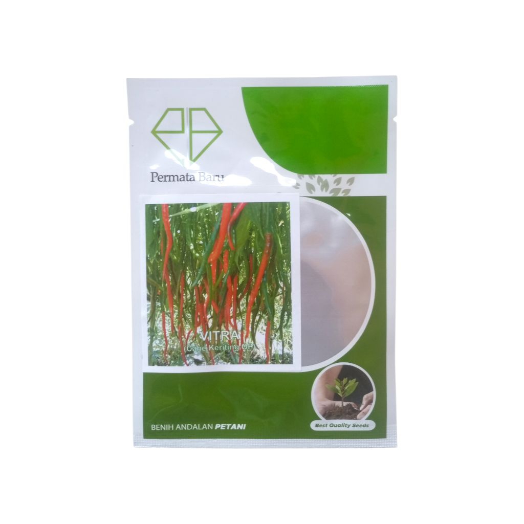 Benih Cabe Merah Keriting Vitra 10 Gram Bibit Cabe Keriting Benih Cabe Keriting