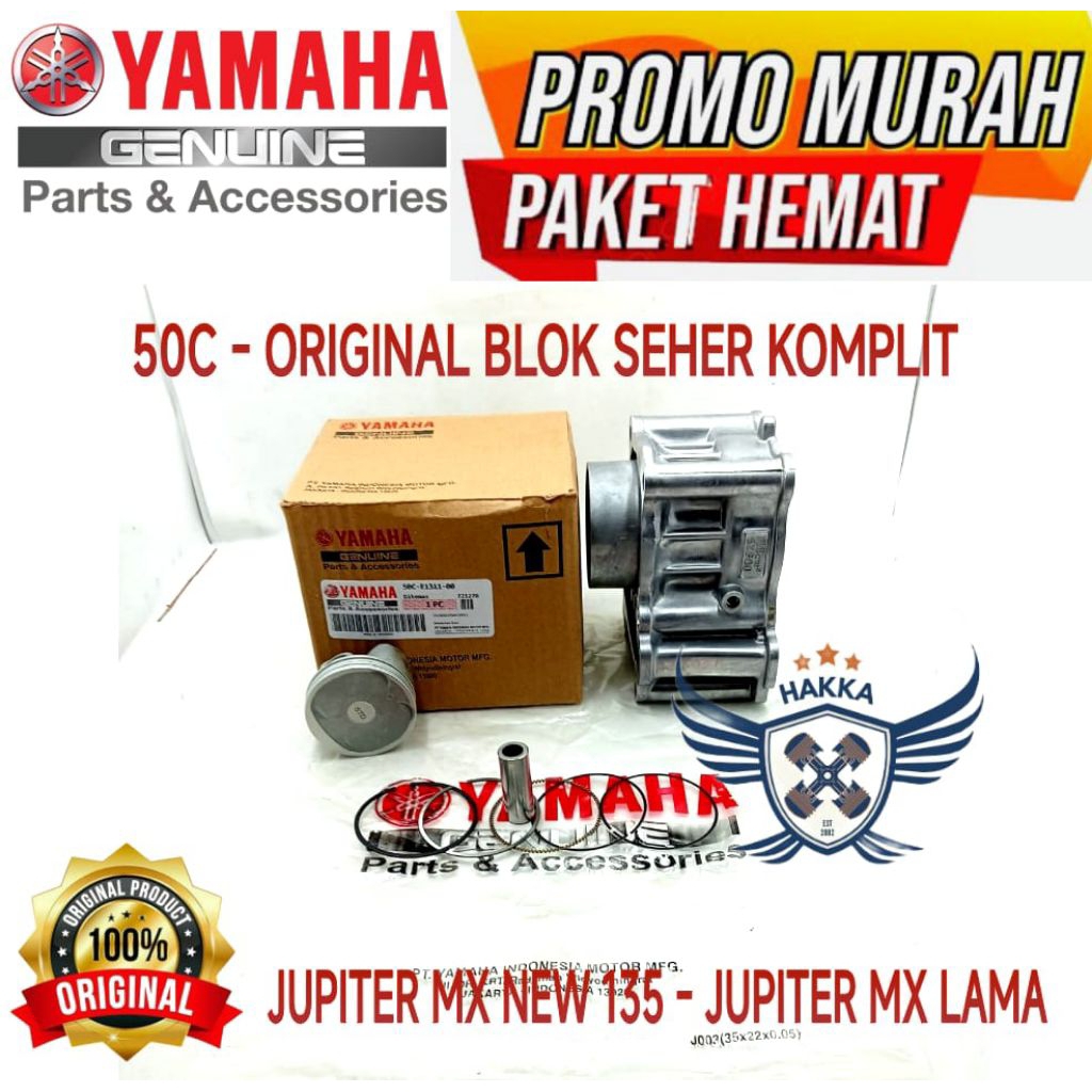 50C BLOK SEHER ASLI YAMAHA JUPITER MX LAMA, BLOK SEHER ASLI YAMAHA JUPITER MX 135 NEW