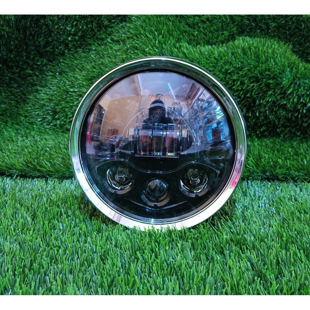 Lampu Daymaker 7inch 19 LED Daymaker 7inch Set Batok Tiger Revo PNP Ninja Tiger MP Vixion Verza Impo