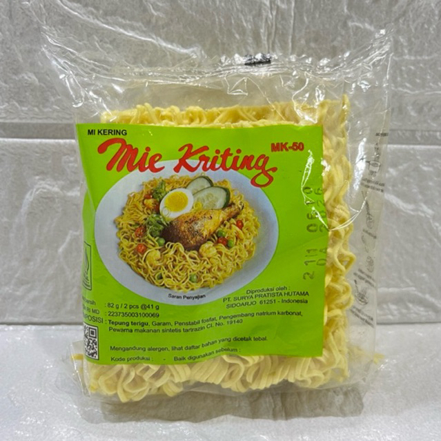 mie keriting mie kering 82g
