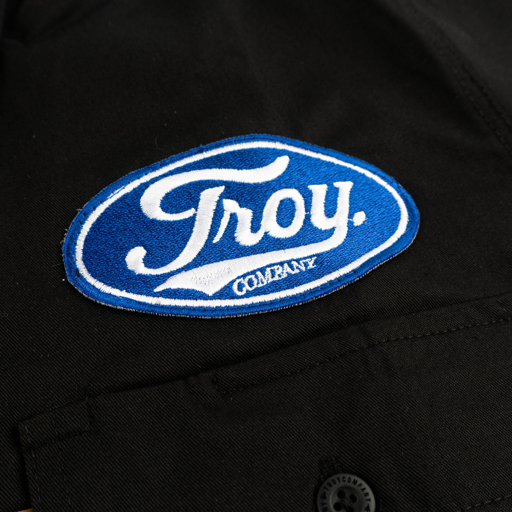 TROY COMPANY Work Shirt Black No Rules - Workshirt Kemeja Kerja PDH Hitam WSN 3456
