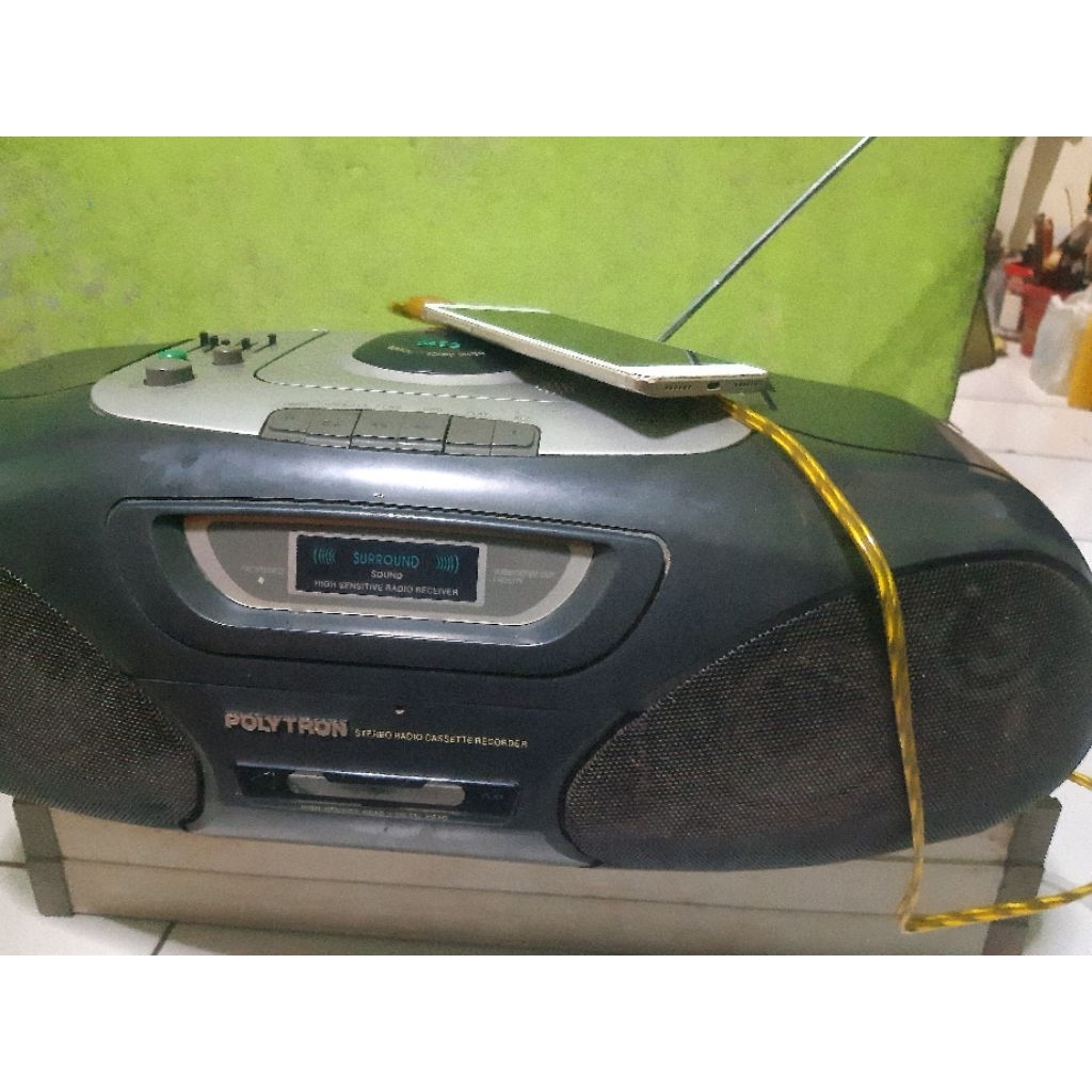 radio kaset polytron psc 722 original-no servisan