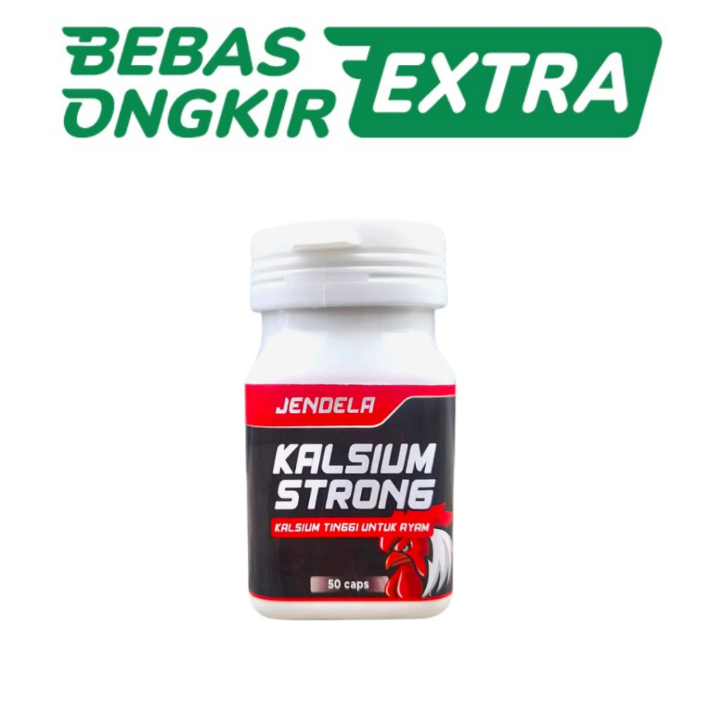KALSIUM STRONG 50 KAPSUL - kalsium untuk ayam memperkuat tulang ayam