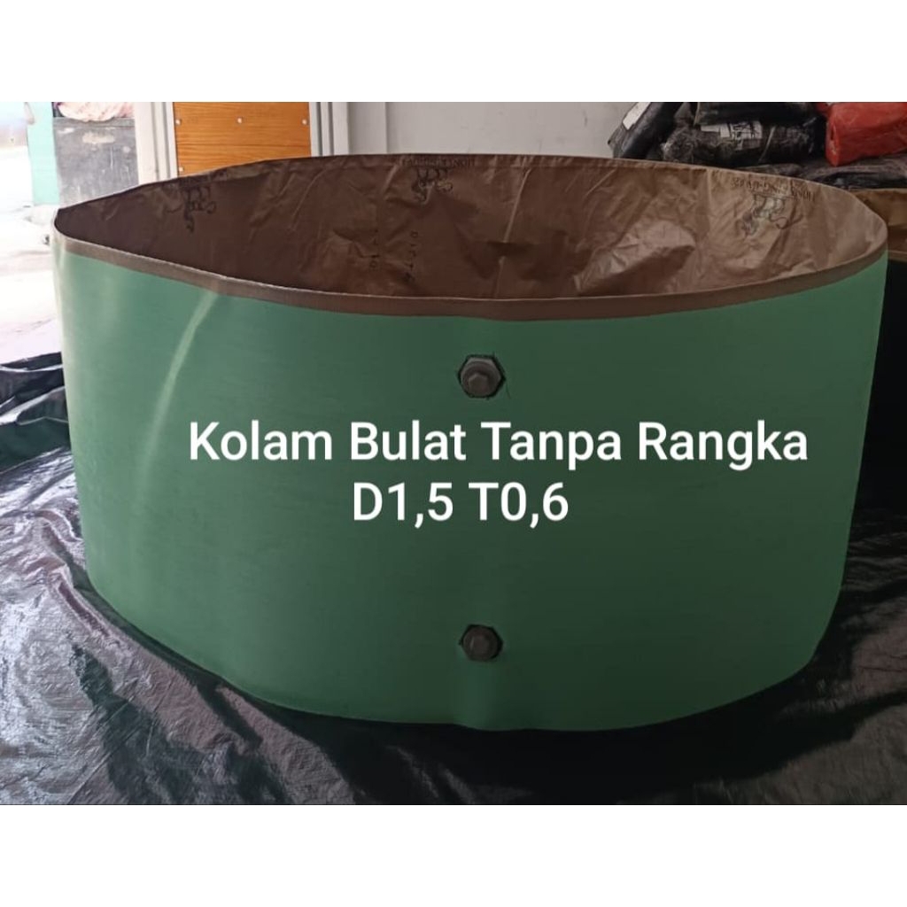 kolam bulat tanpa rangka D1,5 T 60 cm