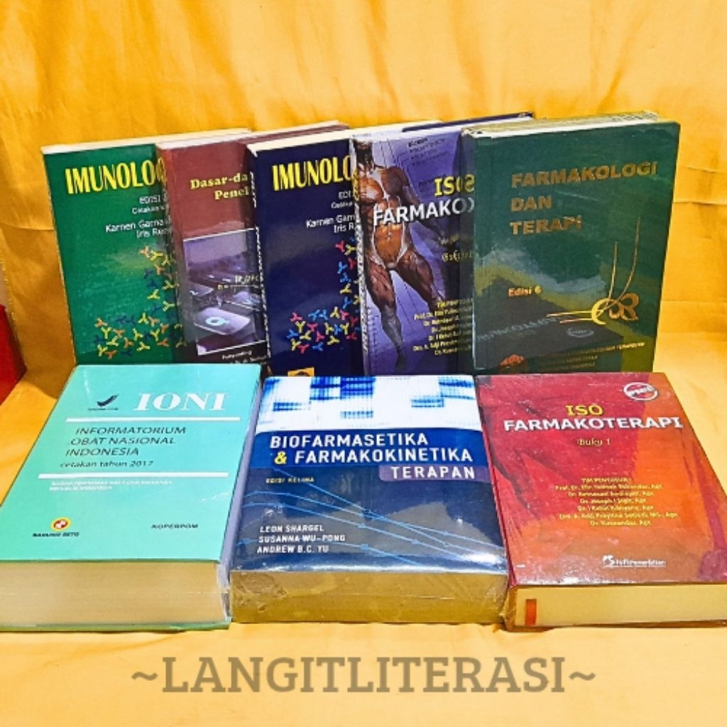 BUKU FARMASI, IONI, OOP, ISOFAR, SHARGEL, FARTER, METOPEN KLINIS BEBAS PILIH