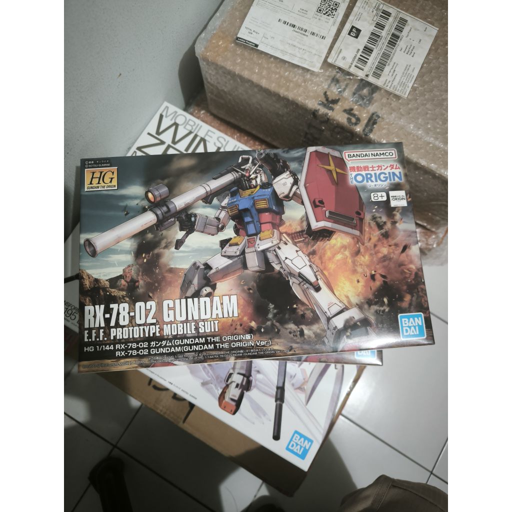 HG RX 78 02 Gundam The Origin Ver. Bandai