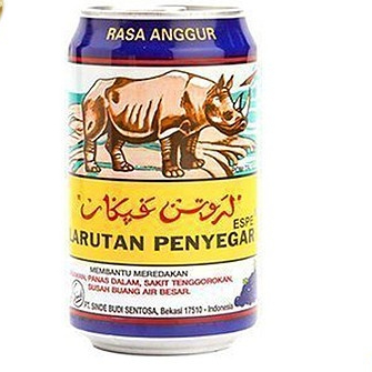 larutan penyegar cap badak rasa anggur 320ml